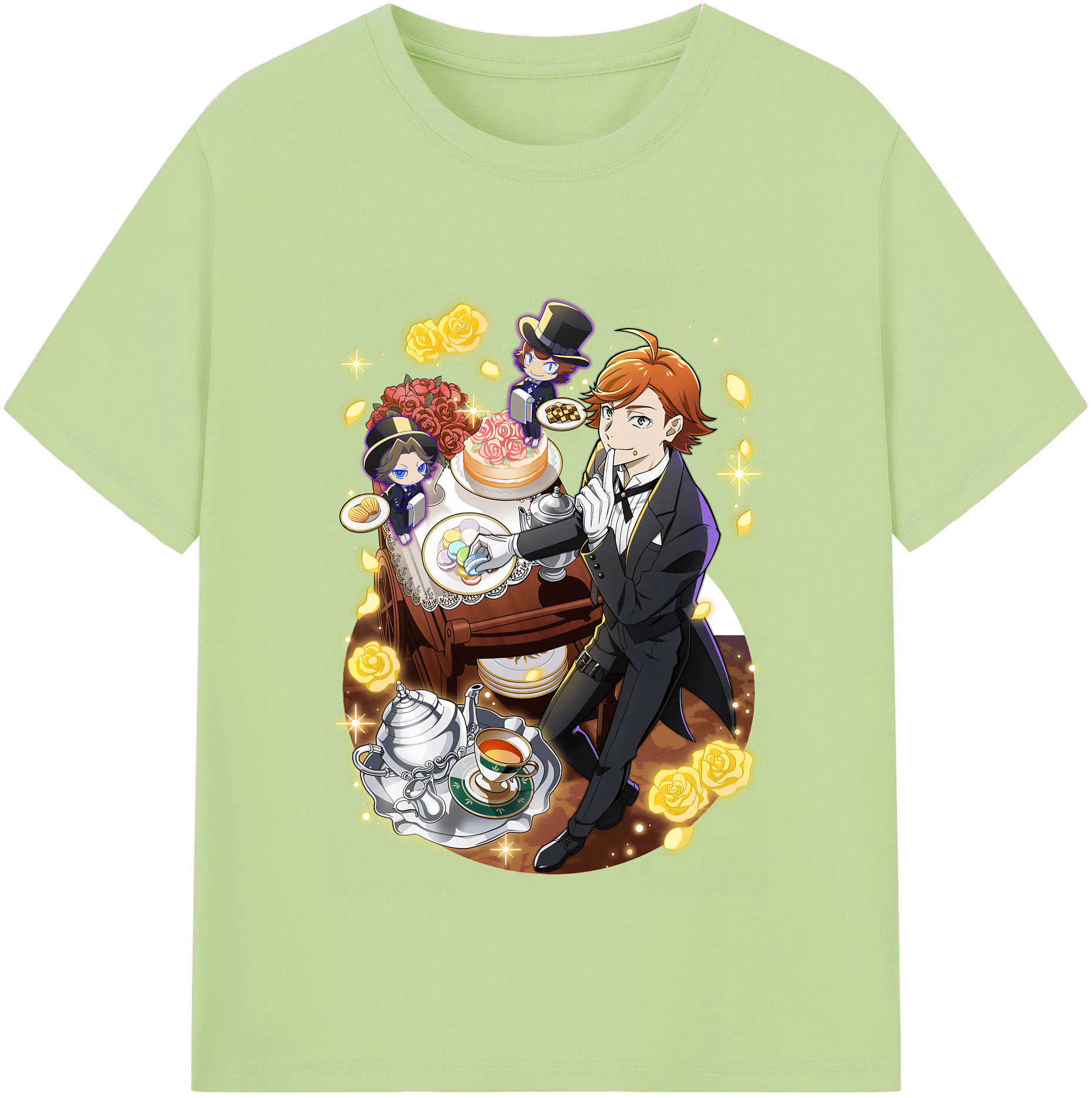 （画像用） 文豪ストレイドッグス Bungo Stray Dogs 綿100％半袖Tシャツ（フロントプリント）